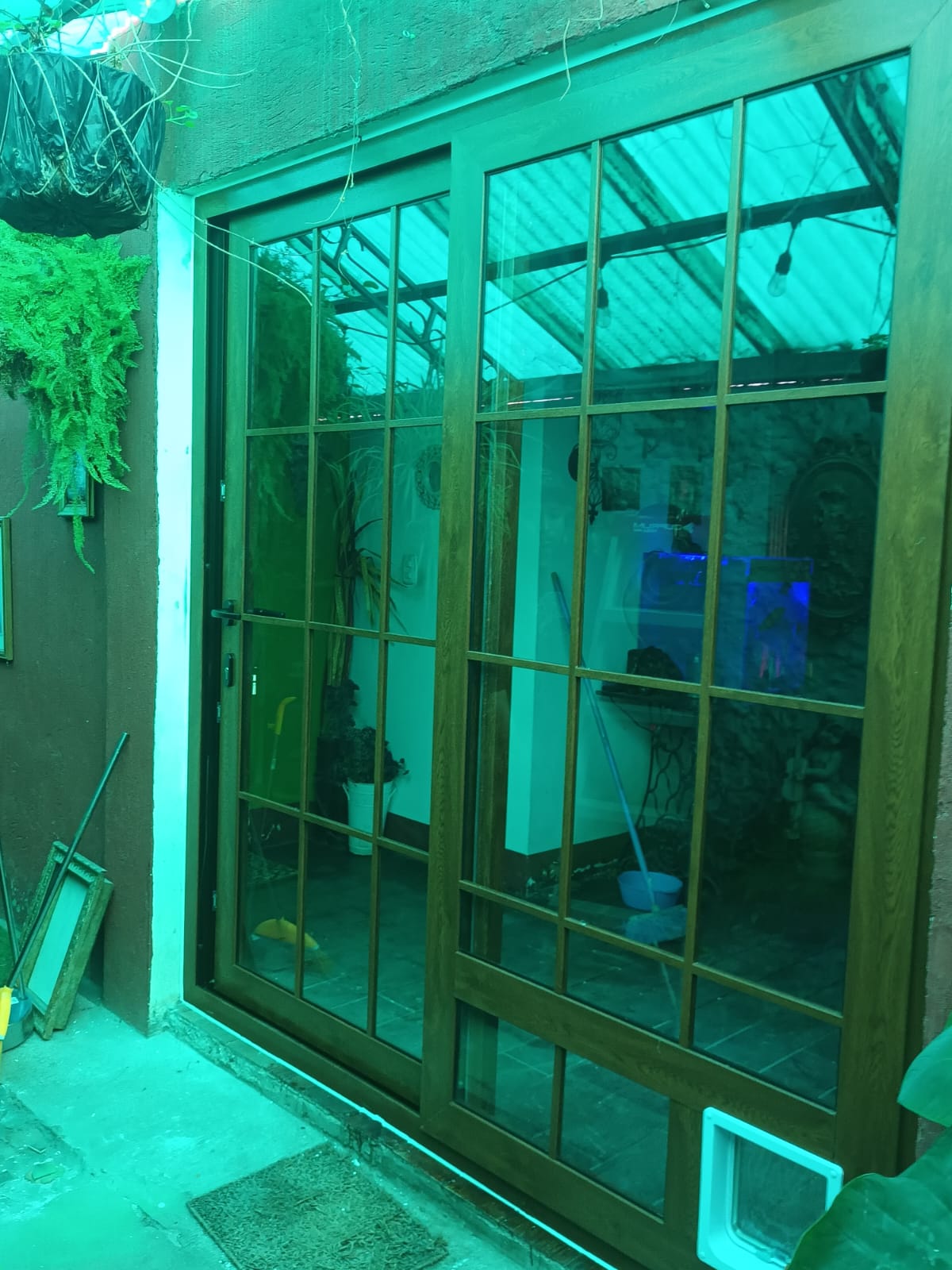 PUERTA CORREDIZA DOBLE HOJA